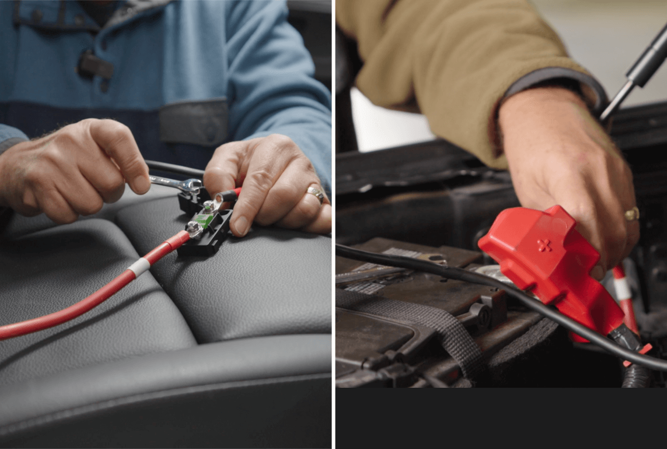 Schone, eenvoudige installatie zonder sporen achter te laten