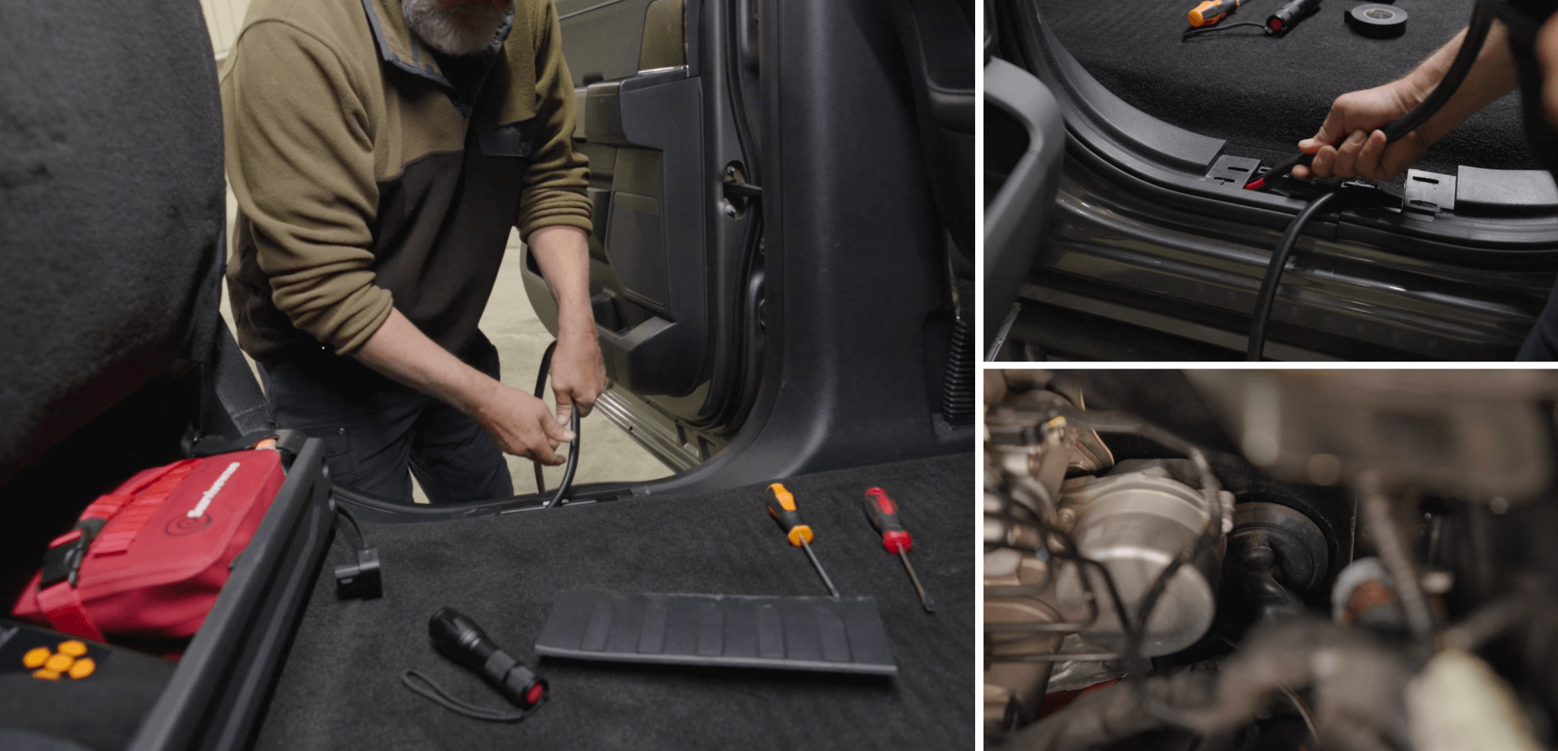 Schoon, eenvoudig te installeren zonder een teken achter te laten