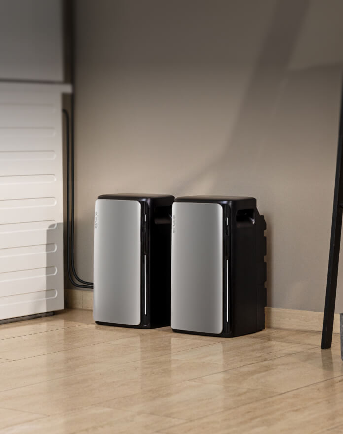 Flexibel uitbreidbaar. Van 3,84 kWh tot 23,04 kWh.