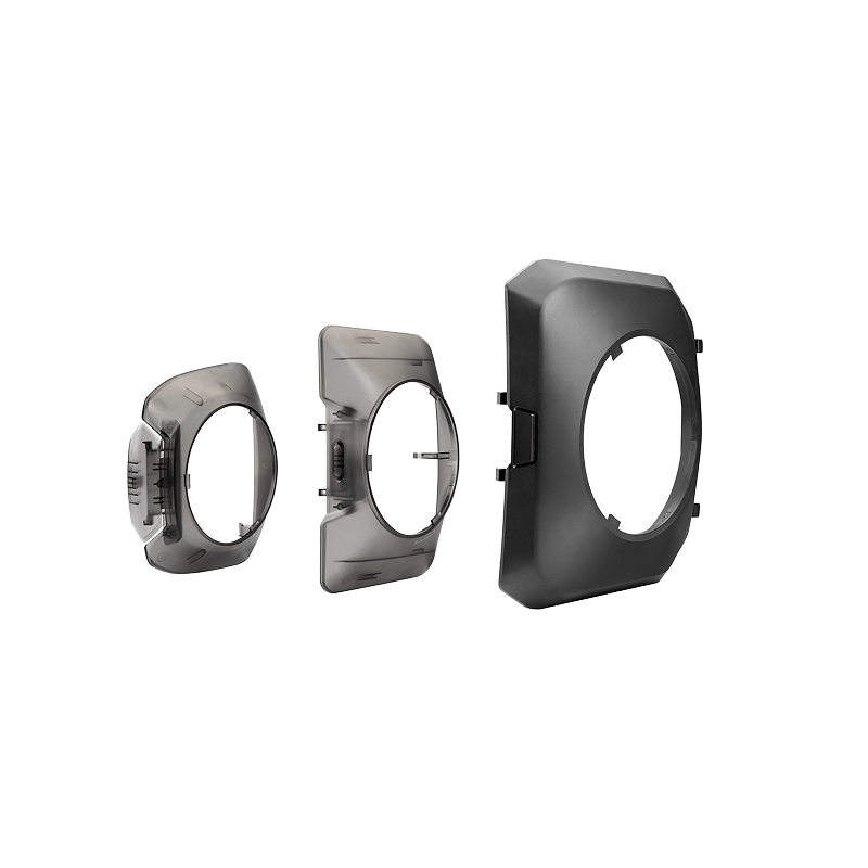 Deksels adapter uitlaatkanaal (A, B, C )