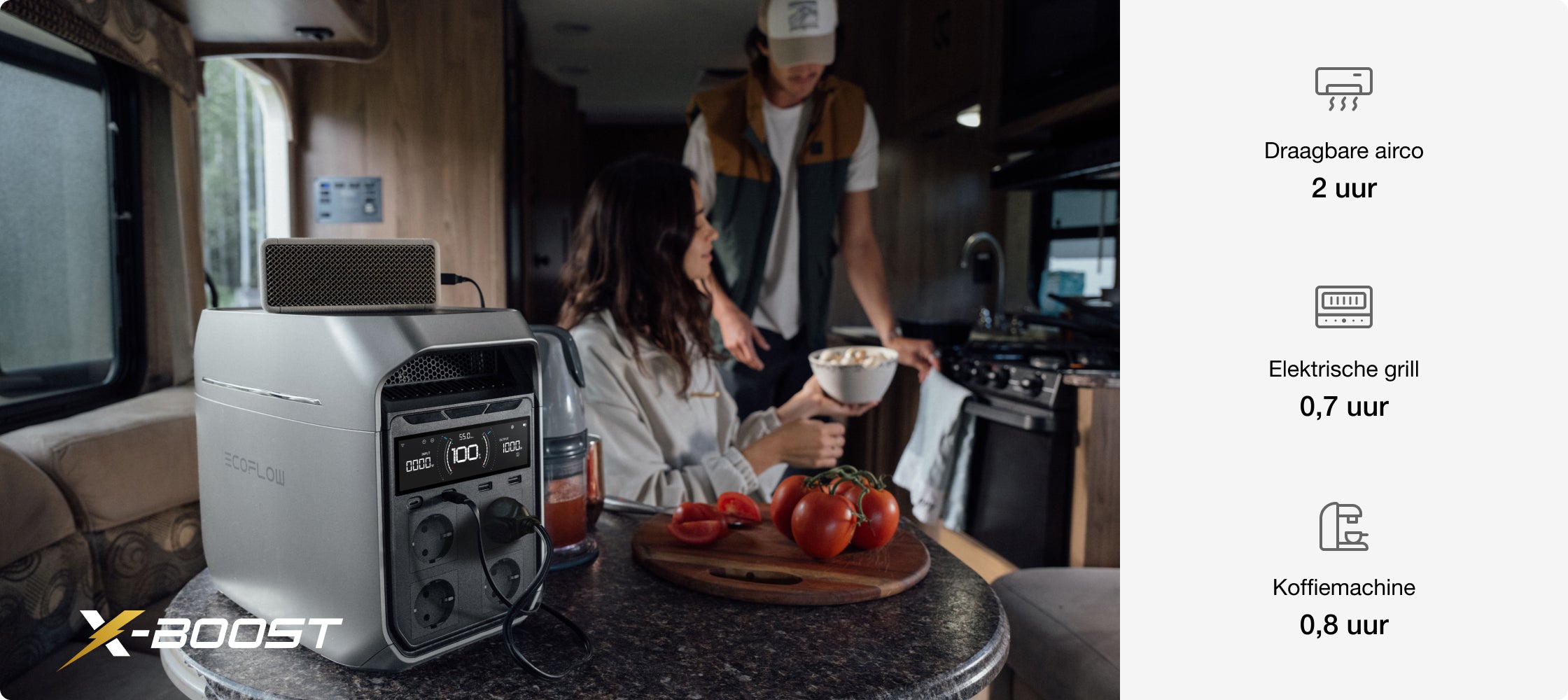 Krachtige uitgang, onmerkbare werking.