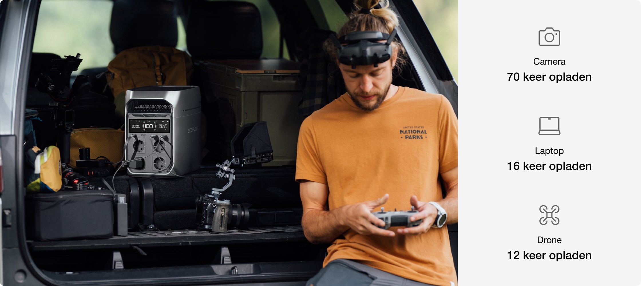 Krachtige uitgang, onmerkbare werking.