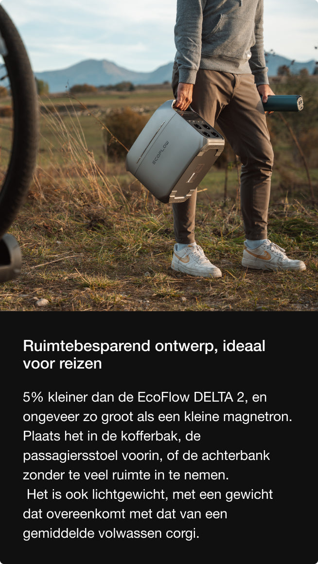 Compact en draagbaar ontwerp past moeiteloos in elke ruimte