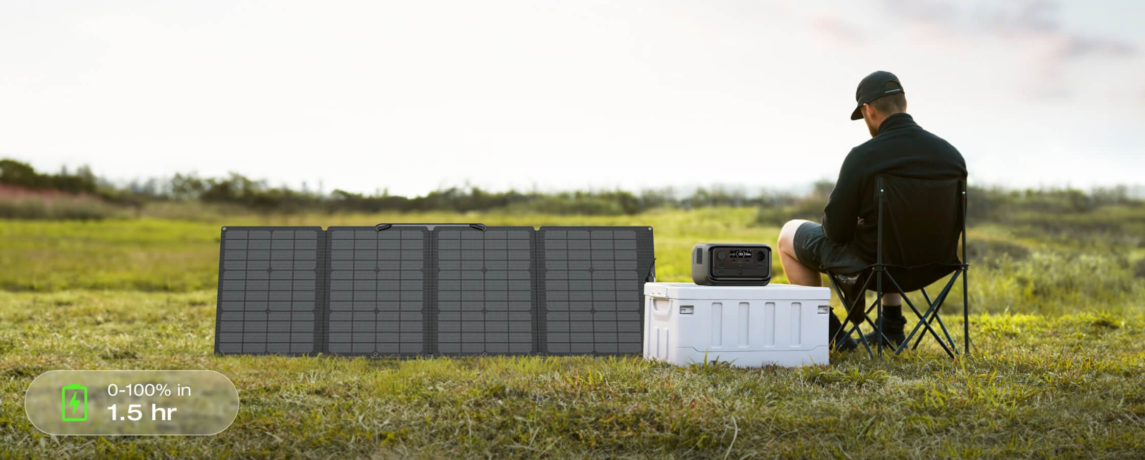 4 charging options, safely charge 0-100% in 1 hr