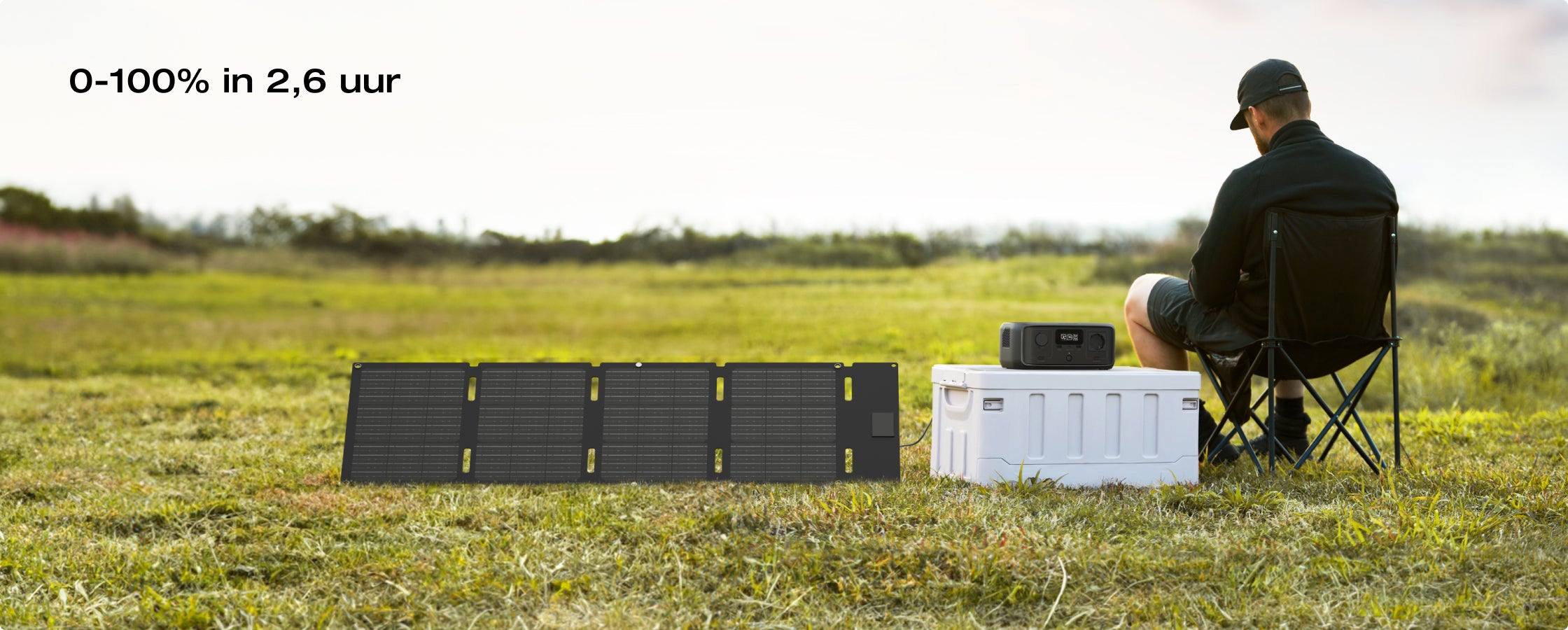 4 laadopties, veilig opladen 0-100% in 1 uur