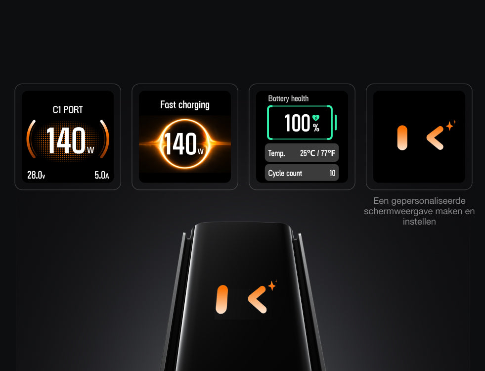 In-app energiebeheer en aanpassing