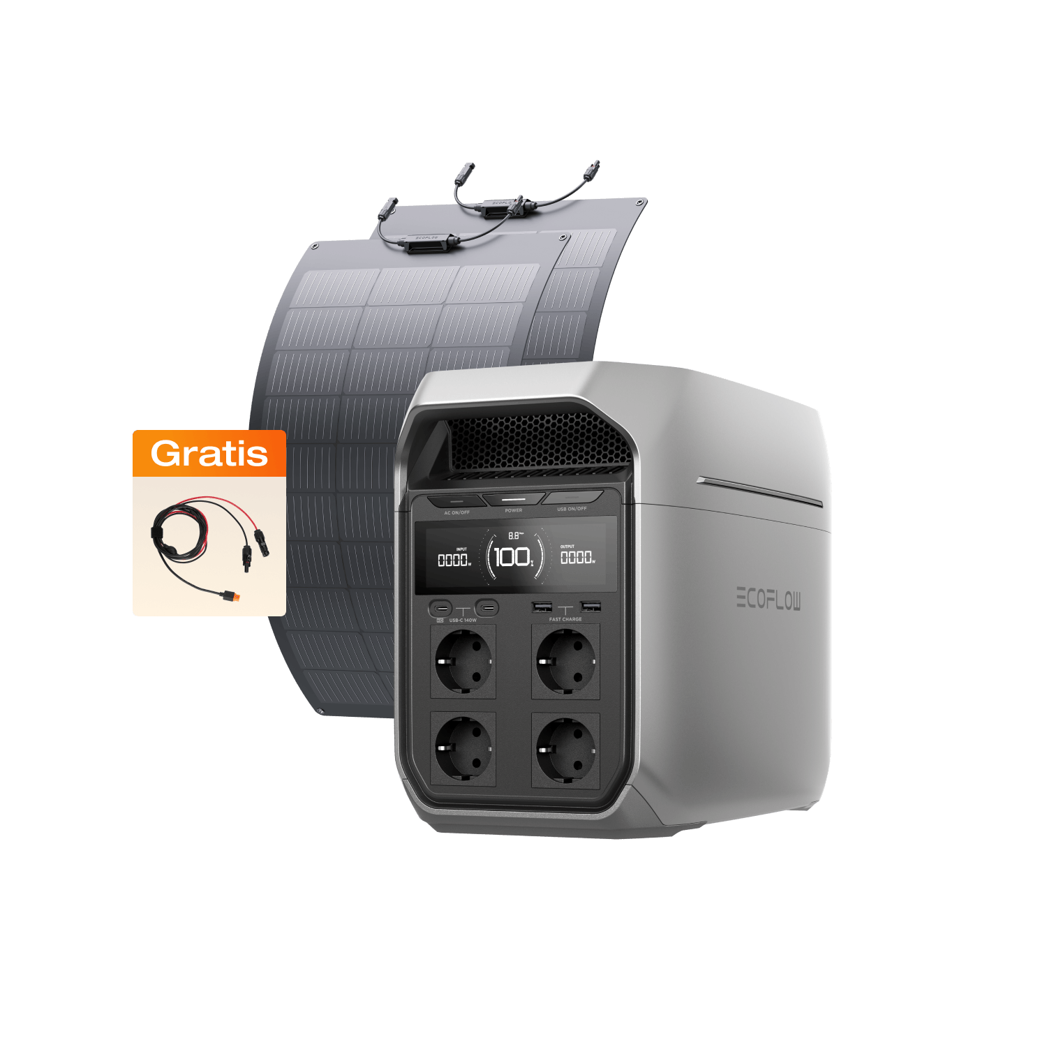 EcoFlow DELTA 3 Classic (1024Wh) draagbaar energiestation