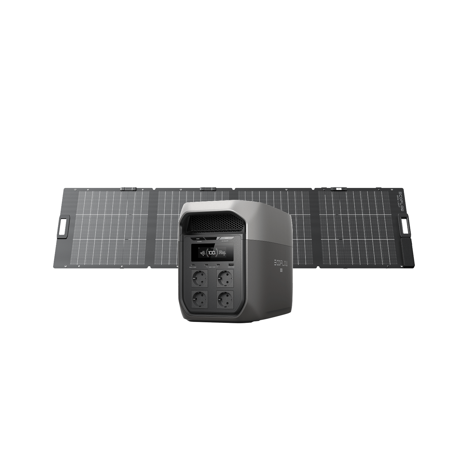 EcoFlow DELTA 3 Max + 220W draagbaar bifaciaal zonnepaneel
