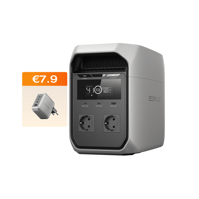 EcoFlow DELTA 3 Classic (1024Wh) draagbaar energiestation