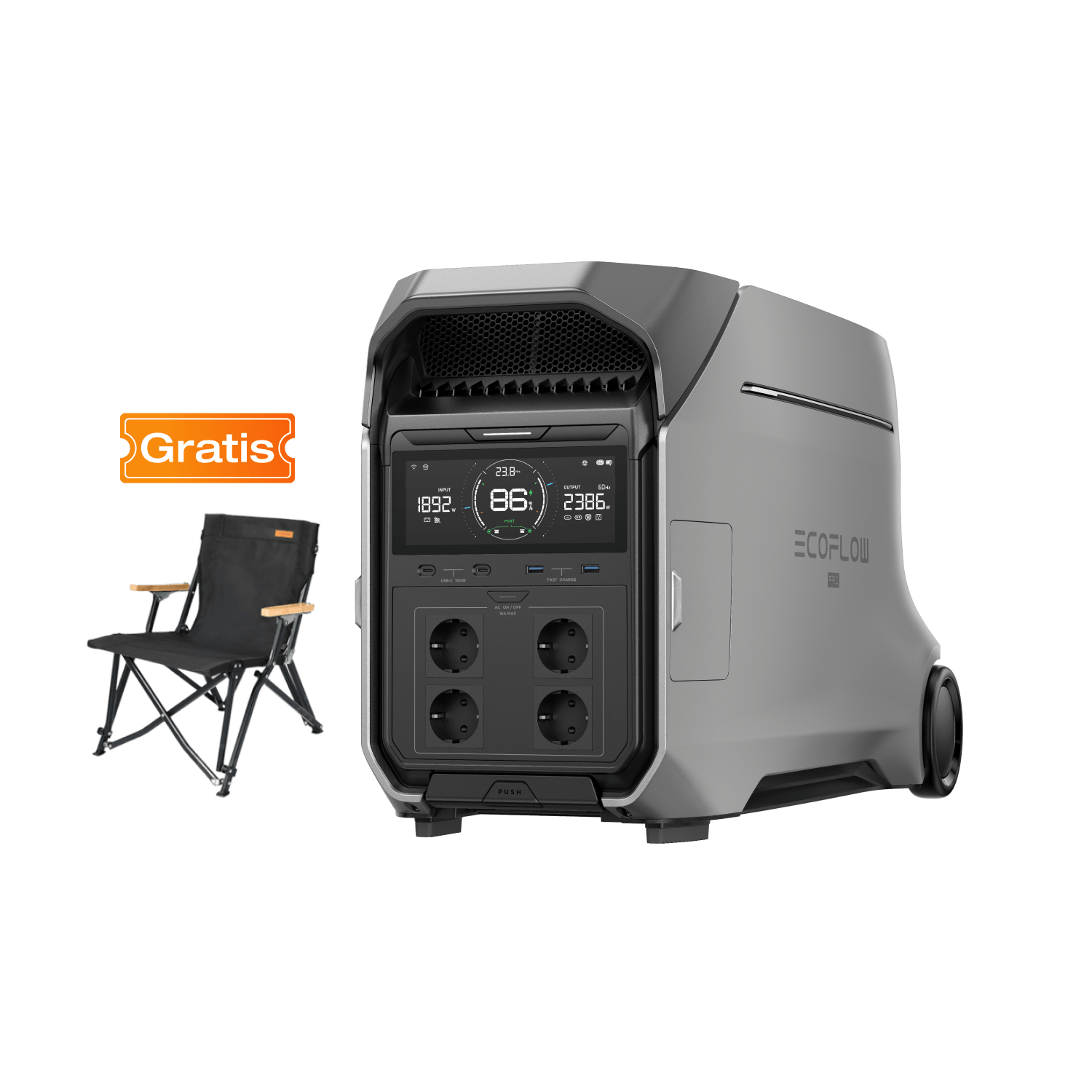EcoFlow DELTA Pro 3 Draagbare Power Station