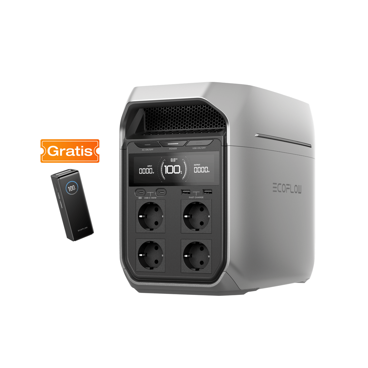 EcoFlow DELTA 3-Reeks Draagbare Power Station