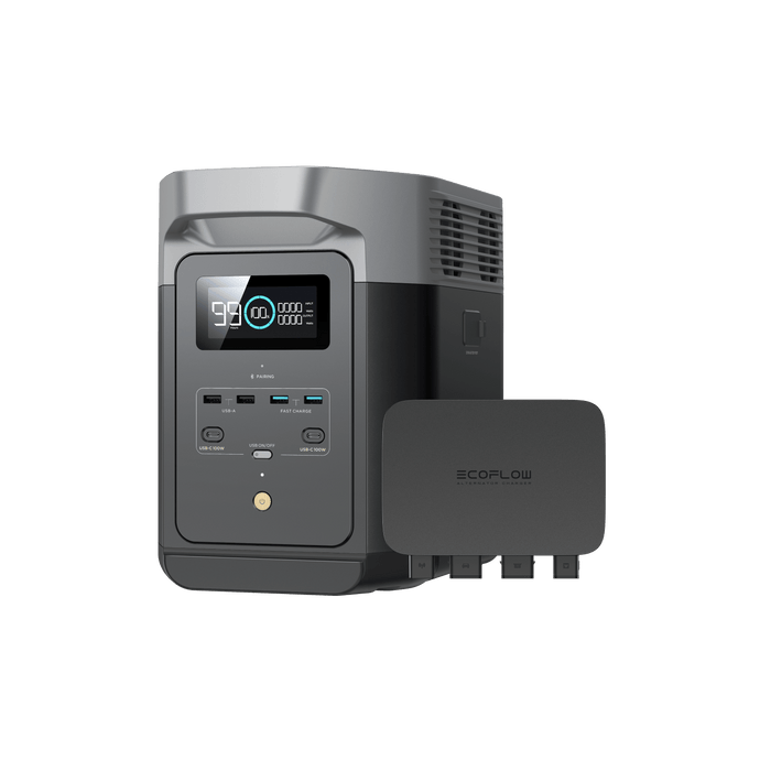 EcoFlow 800W Dynamo Lader + EcoFlow DELTA 2