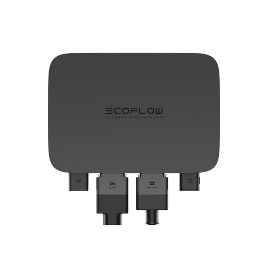 EcoFlow 800W dynamolader + EcoFlow DELTA Pro + slimme generatoradapter