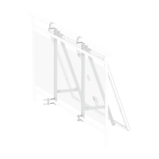 EcoFlow Beugel - Halfopen balkon 
