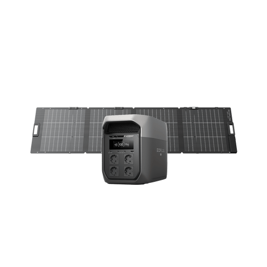 EcoFlow DELTA 3 Max Series Portable Power Station DELTA 3 Max / NextGen 220W Bifacial Portable Solar Panel