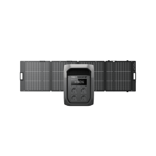 EcoFlow DELTA 3 Max Series Solar Generator (PV220W) DELTA 3 Max / 1*NextGen 220W Bifacial Portable Solar Panel
