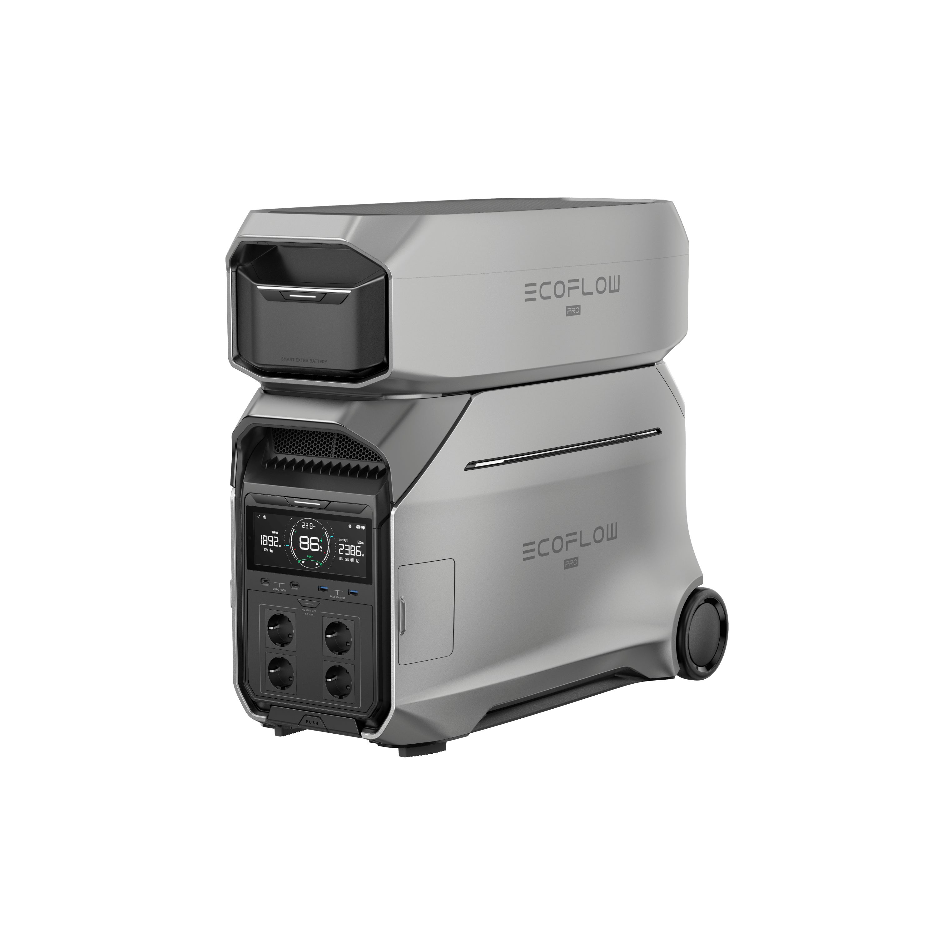 EcoFlow DELTA Pro 3 + Extra slimme accu DELTA Pro 3
