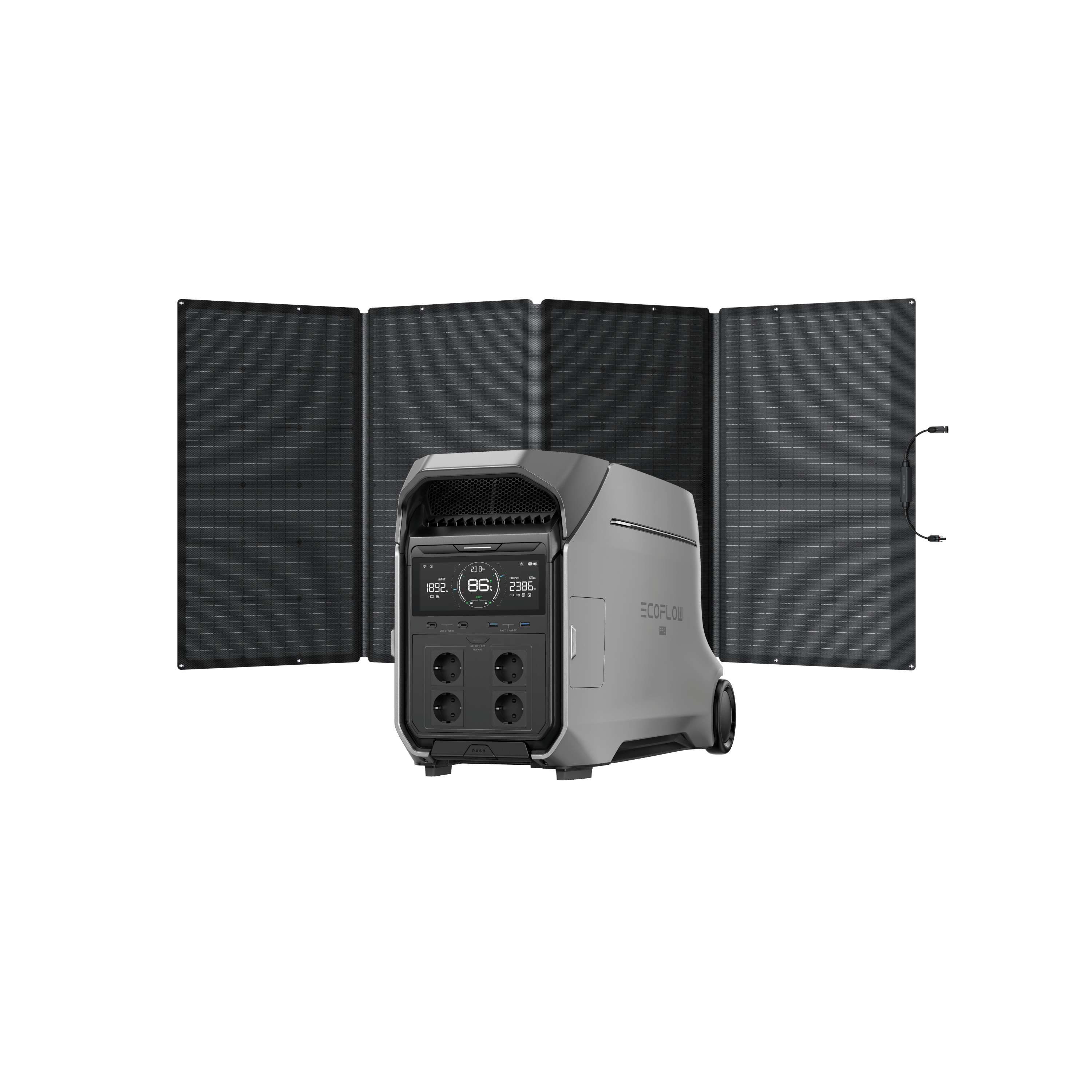 EcoFlow DELTA Pro 3 +  400 W Zonnepaneel
