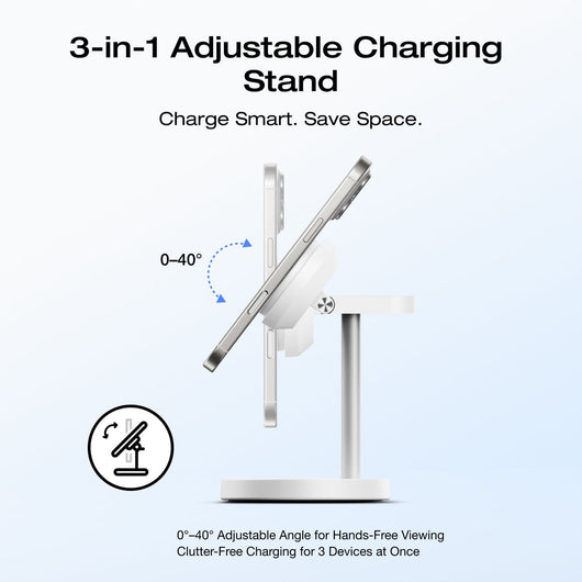 EcoFlow RAPID Mag Qi2 Wireless Charging Stand (3-in-1)