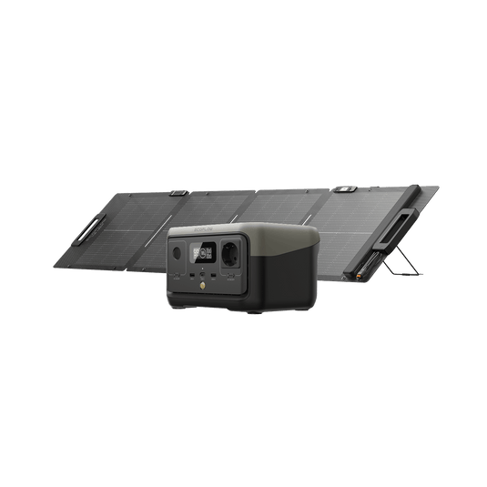 EcoFlow RIVER 2 Portable Power Station RIVER 2 + 110W Portable Solar Panel