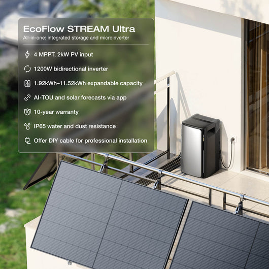 EcoFlow STREAM Series Plug & Play Solar Plant