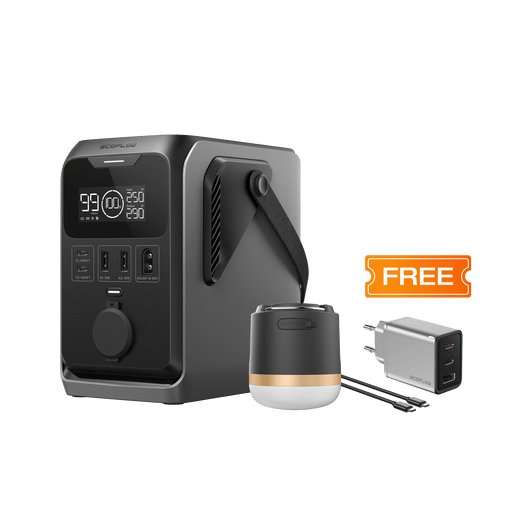 EcoFlow TRAIL Series DC Portable Power Station TRAIL 300 DC+camping light