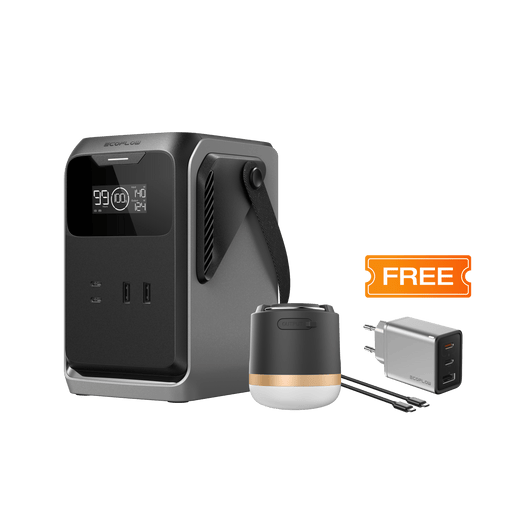 EcoFlow TRAIL Series DC Portable Power Station TRAIL 200 DC+camping light