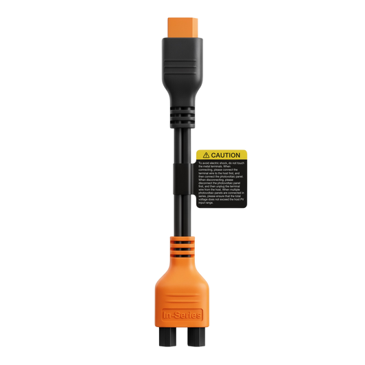 EcoFlow XT60-kabel voor het in serie aansluiten van zonnepanelen