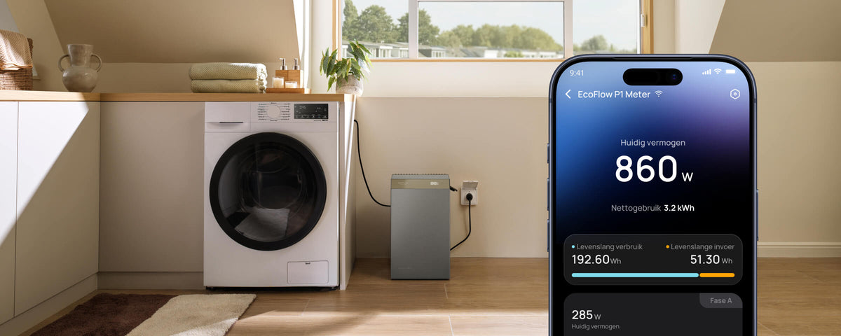 EcoFlow STREAM thuisbatterij met P1 Meter app