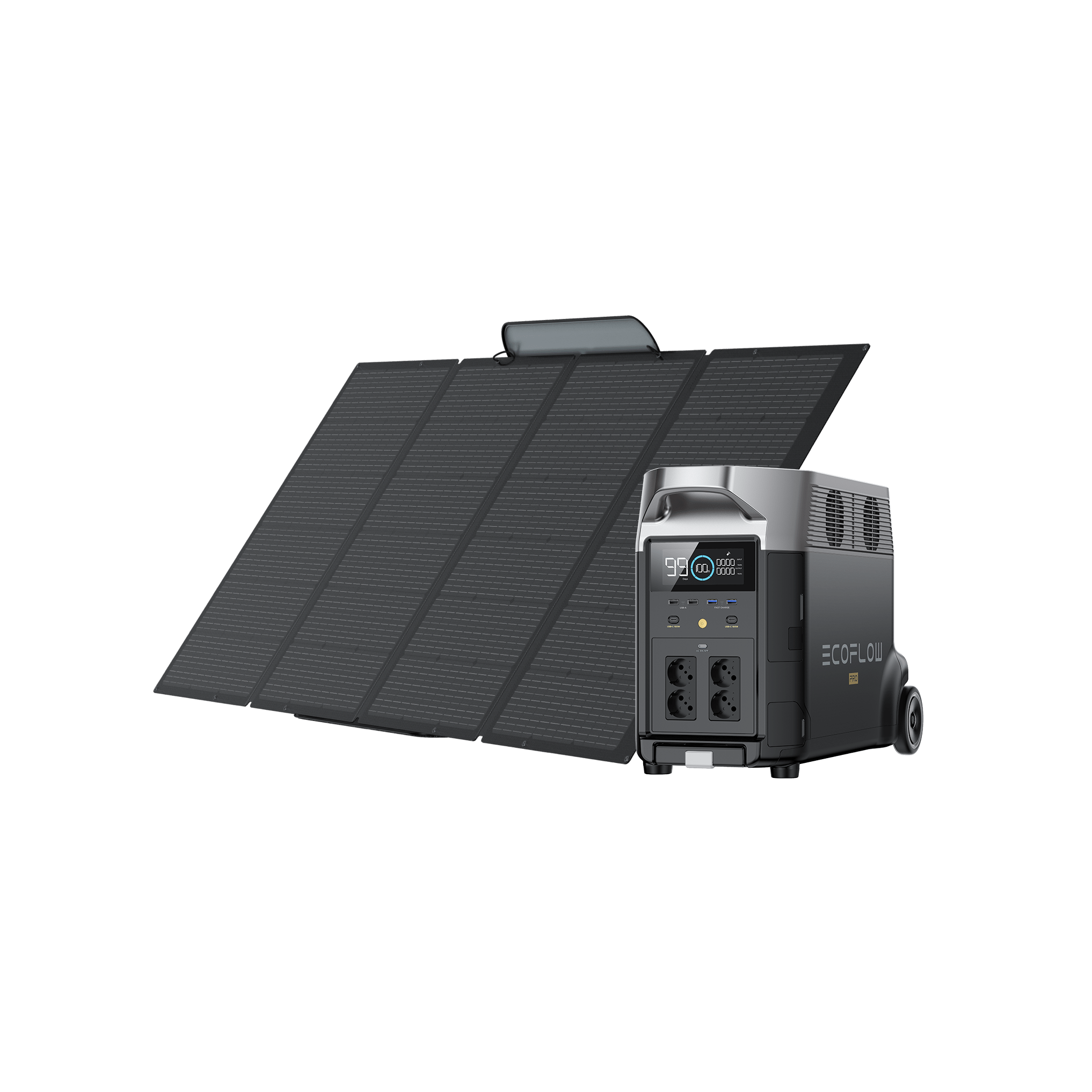 EcoFlow DELTA Pro + 400W Portable Solar Panel
