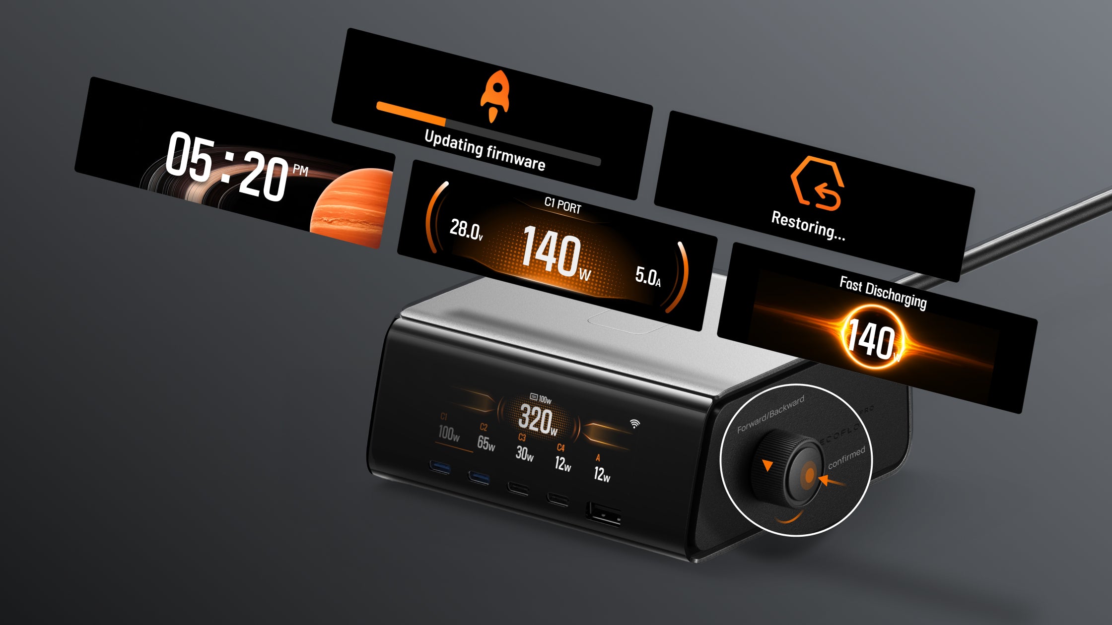In-app energiebeheer en aanpassing
